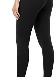 HeyNuts Pure&Plain Workout Pro 7/8 Athletic Leggings for Women, High Waisted Compression Tummy Control Yoga Pants 25''