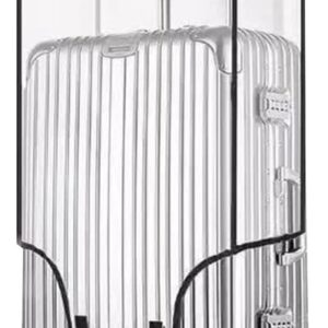 Clear Suitcase Cover - 20 24 26 28 30 Inch Waterproof PVC Suitcase Cover - Transparent Travel Suitcase Wrap - Protective Cover Case for Wheeled Luggage (20-Inch)