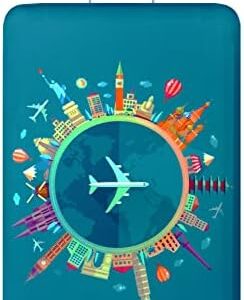 Travelkin Luggage Covers For Suitcase Tsa Approved,Suitcase Cover Protector Fit 18-32 Inch Luggage