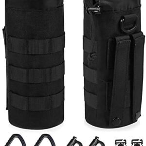 ANJINU Molle Water Bottle Holder, Water Molle Attachments, Molle Water Bottle Pouch, Tactical Backpack Attachment Pouches