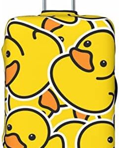 Fsugnioe Rubber Duck Elastic Travel Luggage Cover Travel Suitcase Protective Cover For Trunk Case Apply To 19''-32'' Suitcase Coversmall