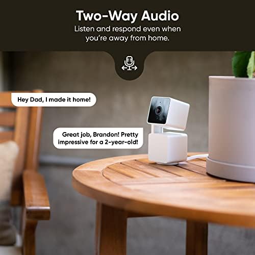 WYZE Cam Pan v3 Indoor/Outdoor IP65-Rated 1080p Pan/Tilt/Zoom Wi-Fi Smart Home Security Camera with Motion Tracking for Baby & Pet, Color Night Vision, 2-Way Audio, Works with Alexa & Google Assistant - Image 7