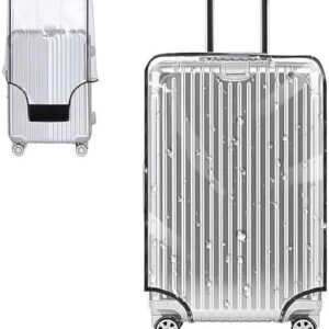 Yotako Clear PVC Suitcase Cover Protectors 28 Inch Luggage Cover for Wheeled Suitcase (28''(24.80''H x 19.90''L x 12.40''W))