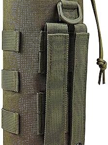 ZXXSFM Molle Water Bottle Holder for Backpack,Molle Pouch,Water Bottle Carrier,Tactical Water Bottle Pouch,Tactical Molle Water Bottle Pouch Attaches to Backpack,Bicycle,Belt,Straps,Car（Multi Color）