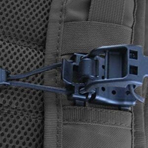Elasto-lok,Tactical Gear Clip - Multipurpose Fastener For Clipping Gear To Backpack (Compatible With Molle Bags)
