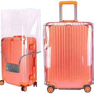 GigabitBest Full Transparent Luggage Protector Cover Thicken Suitcase Protector Cover