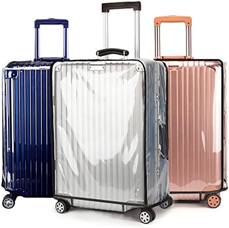 T Tersely Clear PVC Suitcase Cover Protectors 20/24/26/28/30 Inch Suitcase Baggage Covers - Waterproof Dustproof and Anti-Scratch 20-30 Inch Luggage Cover (20inch) - Image 8